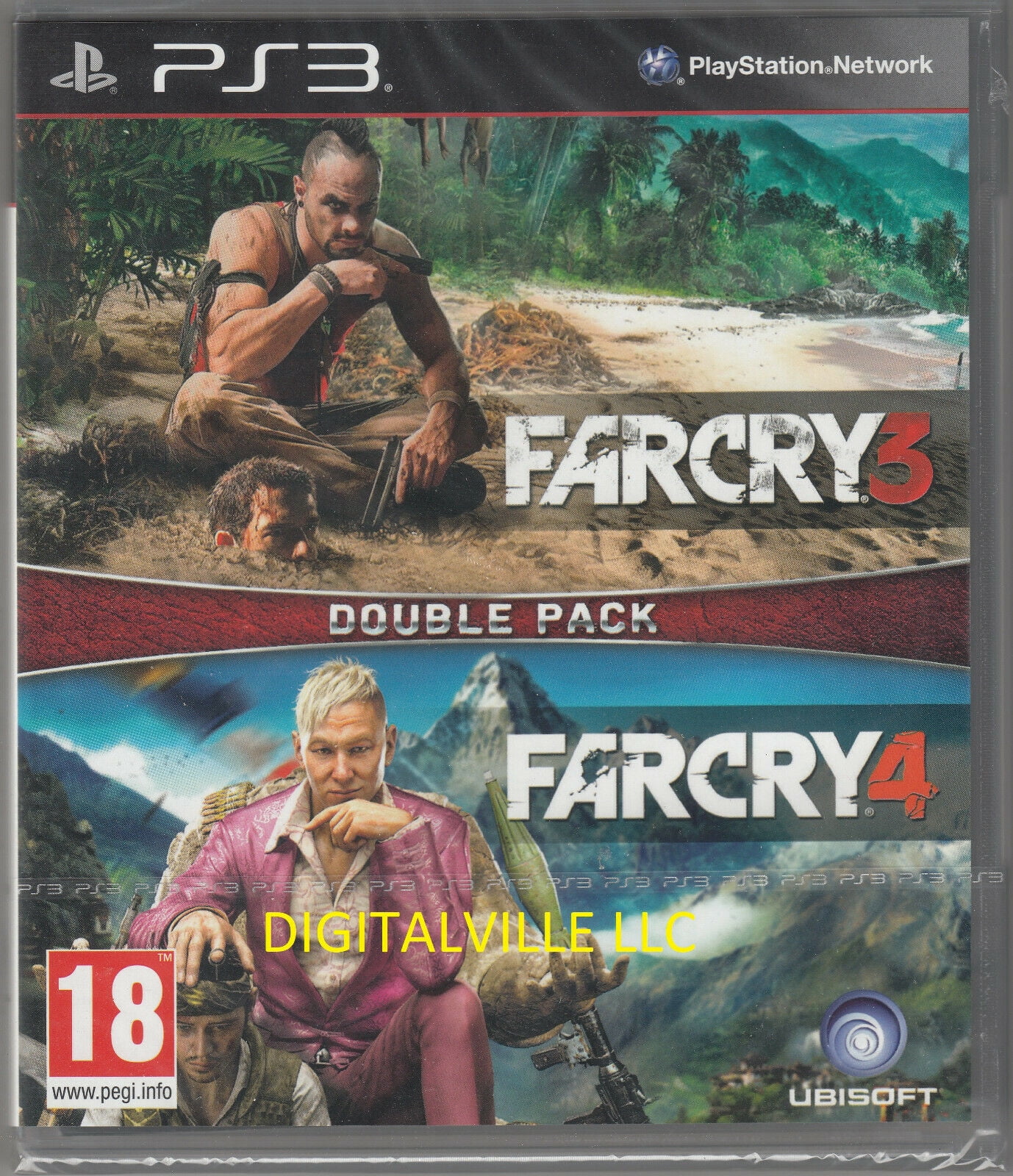 Far Cry 3 and Far Cry 4 PS3 Double Pack Brand New Factory Sealed ...