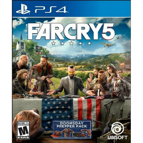 Restored Far Cry 5, PlayStation 4, First-Person Shooter Video Game, Parental Controls