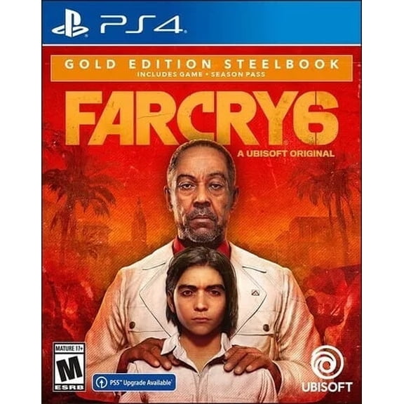 Far Cry 6 SteelBook Gold Edition for PlayStation 4 [New Video Game] PS4