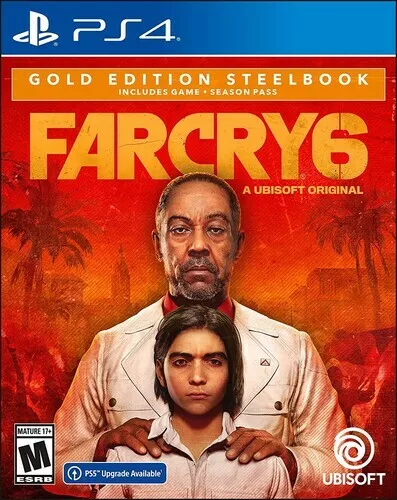 Far Cry 6 SteelBook Gold Edition for PlayStation 4 [New Video Game] PS 4, Stee