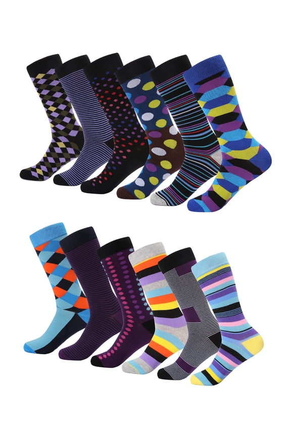 Far Out Funky Dress Socks