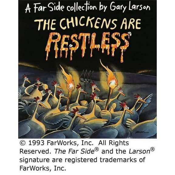 Far Side The Chickens Are Restless, Book 19, (Paperback)
