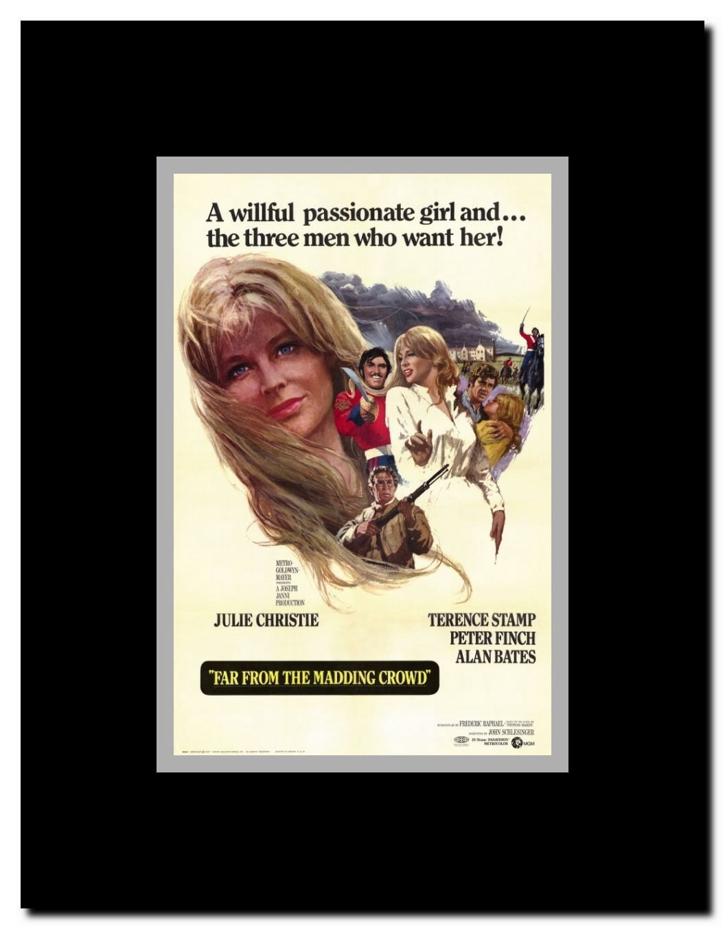 Far from the Madding Crowd Framed Movie Poster