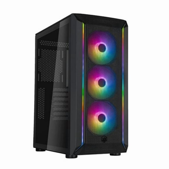 Fara 511Z High Airflow ATX Gaming Chassis with Excellent Cooling Potential, Black