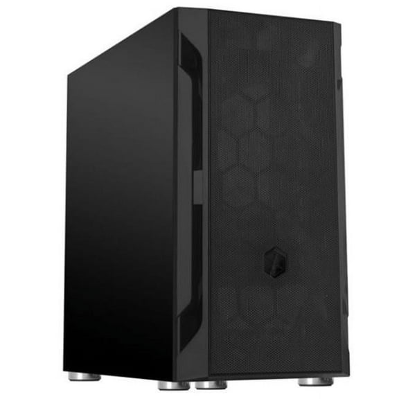 Fara H1M Stylish & Distinct Micro-ATX Gaming Chassis, Black