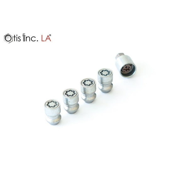 Farad Starlocks M12x1.5x34, Cone Seat, Hex 19, Silver, One Key