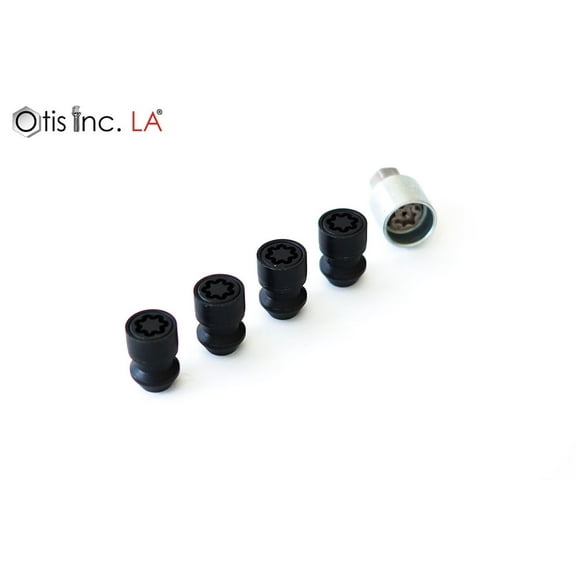 Farad Starlocks M14x1.5x41, Cone Seat, Hex 19, Black, One Key