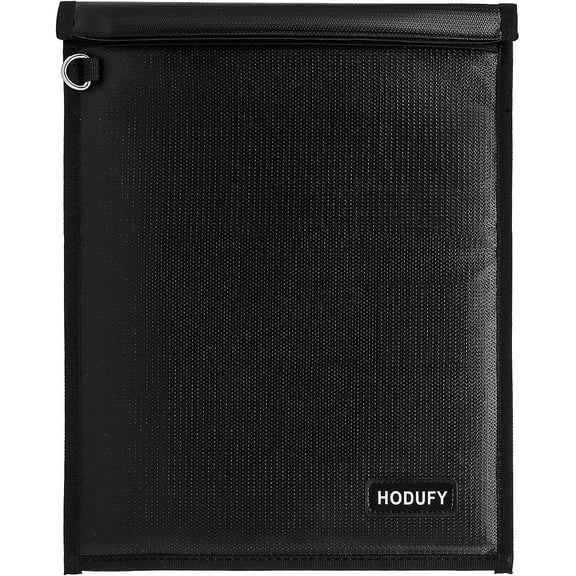 Faraday Bag (15 x 10 inches), Faraday Cage, Cell Phone Signal Jammer, Faraday Key Fob Protector, RFID Faraday Pouch Signal Blocker Anti-Theft Pouch, Anti-Hacking Case Blocker (Black)