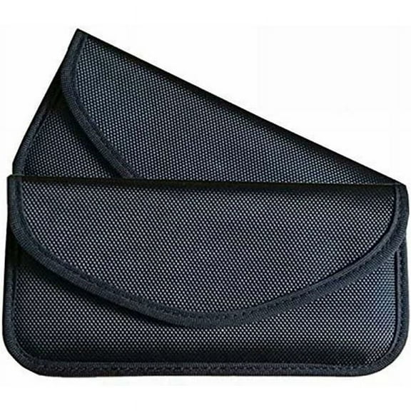 Faraday Bag (2 Pack), Rfid Signal Blocking Bag Shielding Pouch Wallet Case For Cell Phone Privacy Protection And Car Key Fob, Anti-Tracking Anti-Spying (N