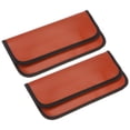 thumbnail image 1 of Faraday Bag, 2Pcs RFID Signal Blocking Pouch Fiberglass Wallet Anti-Tracking Anti-Spying, Orange, 1 of 5