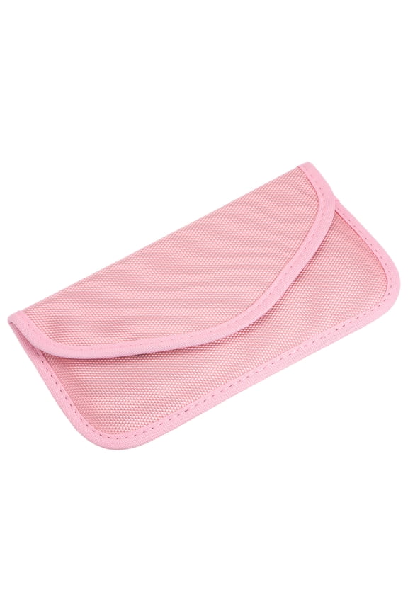 Faraday Bag, RFID Signal Blocking Pouch Wallet 7.87 Inch Anti-Tracking Anti-Spying, Pink
