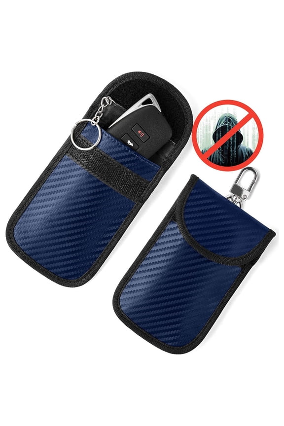 Faraday Bag for Key Fob, Premium Key Fob Protector, RFID Signal Blocking, Security Protection, Anti-Theft Pouch, Case Blocker