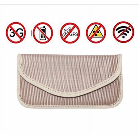 Faraday Bag for Phones, RFID Signal Blocking Bag Shield Pouch for Cell Phone and Car Key FOB Protector, Khaki