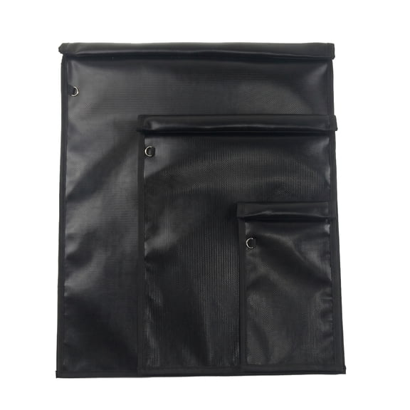 Faraday Bag for Phones Tablets Car Keys Bluetooth Faraday Bag Key Fob Protector Fireproof Bag 3 Pack Black