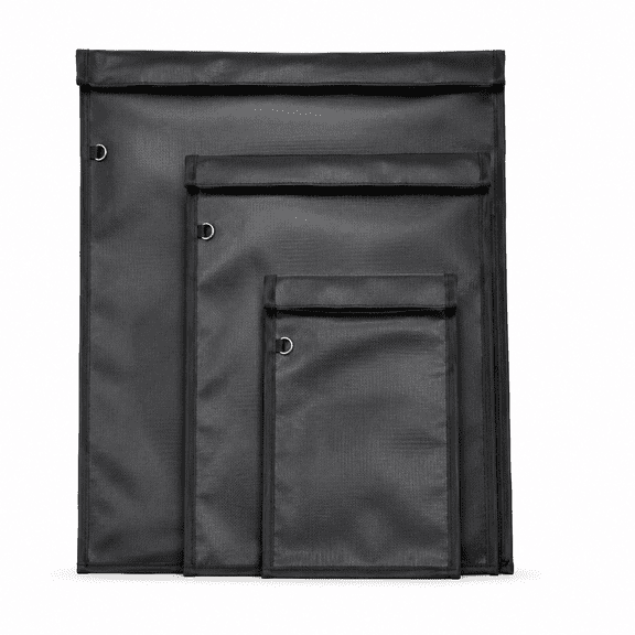 Faraday Bag for Phones Tablets Car Keys Bluetooth Faraday Bag Key Fob Protector Fireproof Bag 3 Pack Black