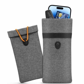 Faraday Bags for Phones, 2 Pack Go Dark Bags for Cell Phones, Signal Blocking Case, RFID Blocking Pouch for Privacy Protection