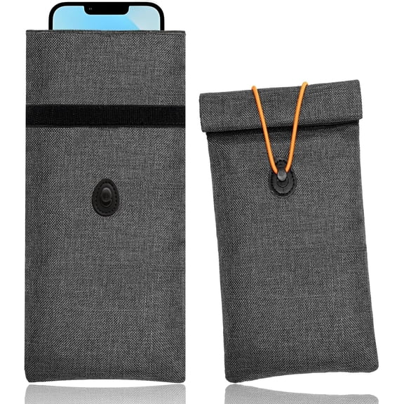 Faraday Bags for Phones and Key Fobs,2 Pack Go Dark Bags for Cell Phones,Signal Blocking Case, RFID Blocking Pouch