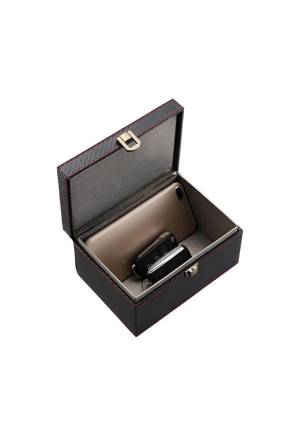 Faraday Box, [4 Keys Capacity] RFID Box for Car Keys, Faraday Key Fob Protector Cage, Anti-Theft Key Fob Car Key Signal Blocking Shielding Box Gift For Men