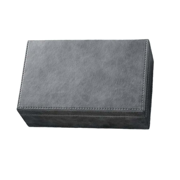 Faraday Box for Car Keys, Signal Blocking RFID Protection Storage Case, Anti-Theft Keyless Entry Signal Blocker, Leather Organizer Box for Multiple Key Fobs and Cards