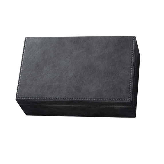 Faraday Box for Car Keys | Signal Blocking Box & Keyless Entry Pouch Set | RFID Blocker for Key Fobs | Leather & Wood Design | Holds Up to 6 Keys