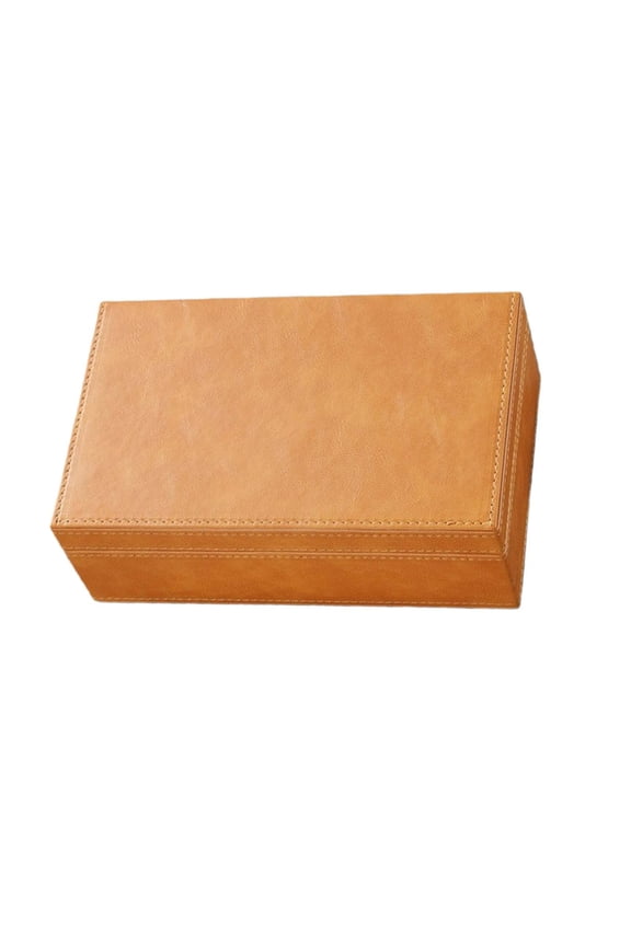 Faraday Box for Car Keys | Signal Blocking Keyless Entry Pouch & Storage Box | Rfid Blocker for Key Fobs | Leather & Wood Design | Holds up to 6 Keys