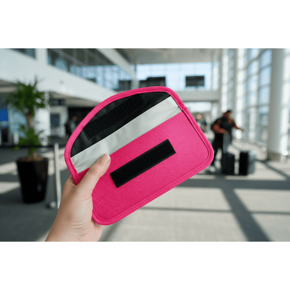 Faraday EMF Cell Phone Signal Blocking Phone Pouch for Standard iPhone, EMF Blocker and Radiation Protection