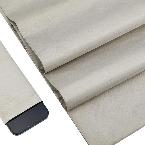 Faraday Fabric 43.31"L x 39.37"W RF Protection Fabric Military Grade Blocking Cloth Shielding Signal Blocking Material for WiFi Call Cell Bluetooth RFID EMP Protection with Faraday Tape