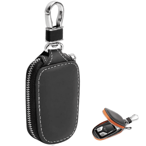 Faraday Key Pouch Fob Protector Signal Blocking PU Leather Anti-Theft Bag