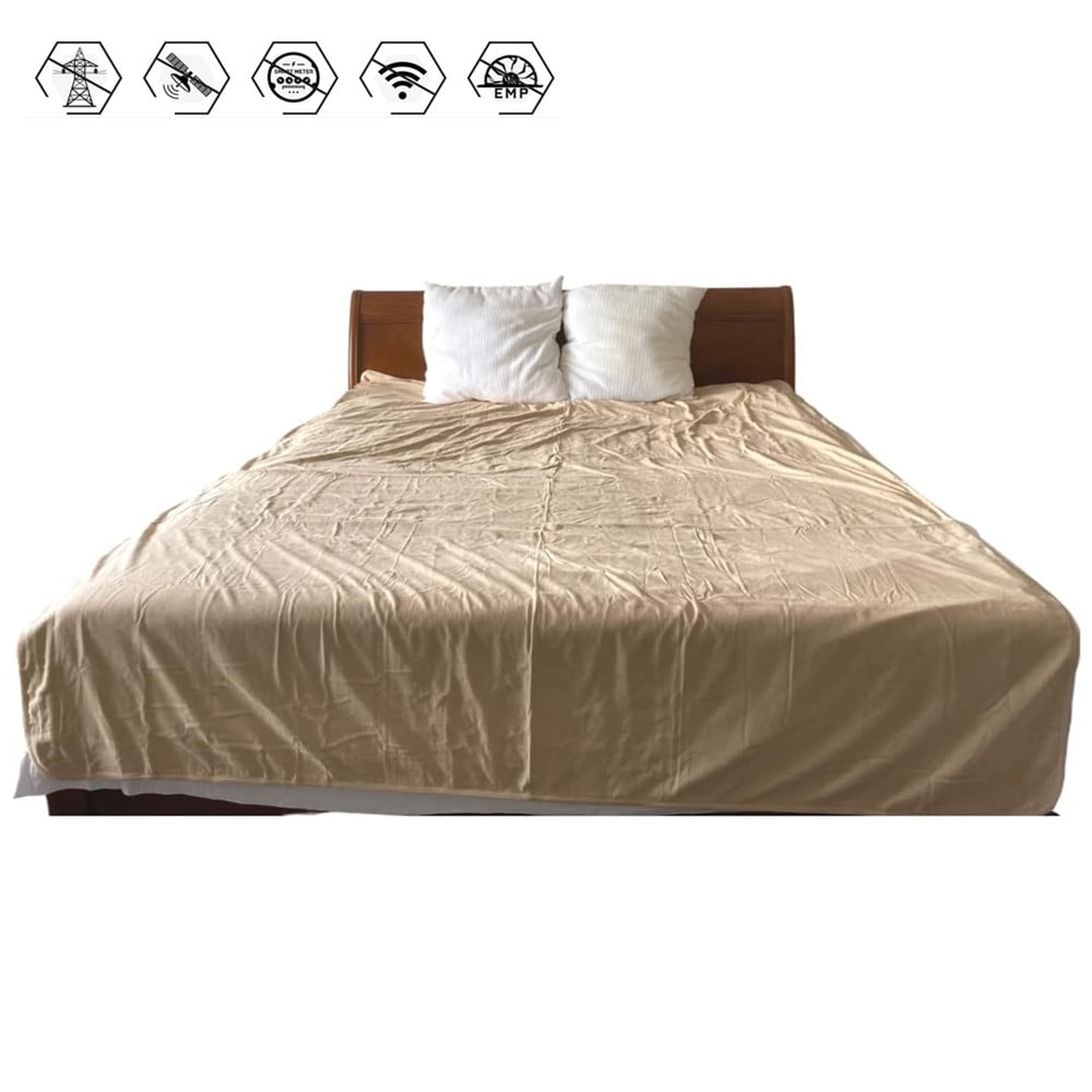 Faraday Protection AntiRadiation Blanket Protective 5G EMF Blankets Larger Size