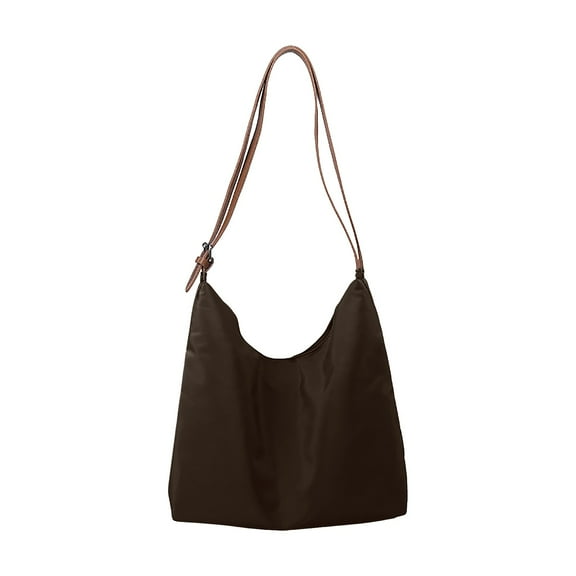 Faraee Canvas Hobo Tote Bag for Women Crossbody Shoulder Handbag Purse Slouch Underarm Satchel Brown