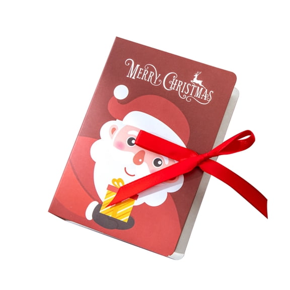 Faraee Christmas Gift Box Book Shaped Xmas Surprise Wrapping Boxes Decoration for Treat Cookie Chocolate Candy
