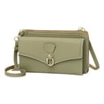 thumbnail image 1 of Faraee Crossbody Wallet for Women RFID Leather Phone Pocket Shoulder Wristlet Purse Small Bag Green, 1 of 4