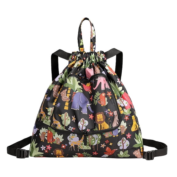Faraee Drawstring Gym Bag for Men Waterproof Swim Pool Backpack Womens Sport Bags Casual Daypack