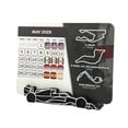 Faraee F1 Calendar 2025 Formula 1 Racing Desktop Desk Motorsport