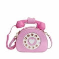 thumbnail image 1 of Faraee Fun Telephone Purse for Women Leather Phone Tote Handbags Top Handle Shoulder Crossbdoy Bag, 1 of 8