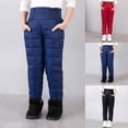 thumbnail image 1 of Faraee Girls Boys Snow Pants Waterproof Insulated Winter Warm Hiking Long Pant Fleece Lined Ski Snowpants Girl Activewear Clothes Size 2-9 Years, 1 of 4