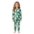 thumbnail image 1 of Faraee Halloween Pajamas for Kids Boys Girls Cute Ghost Pumpkin Print Long Sleeve Pants 2 Piece Sleepwear Set Size 2-9, 1 of 8