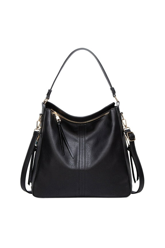 Hobo Crossbody Bags for Women Leather Retro Handbags Purses Top Handle Large Shoulder Bag