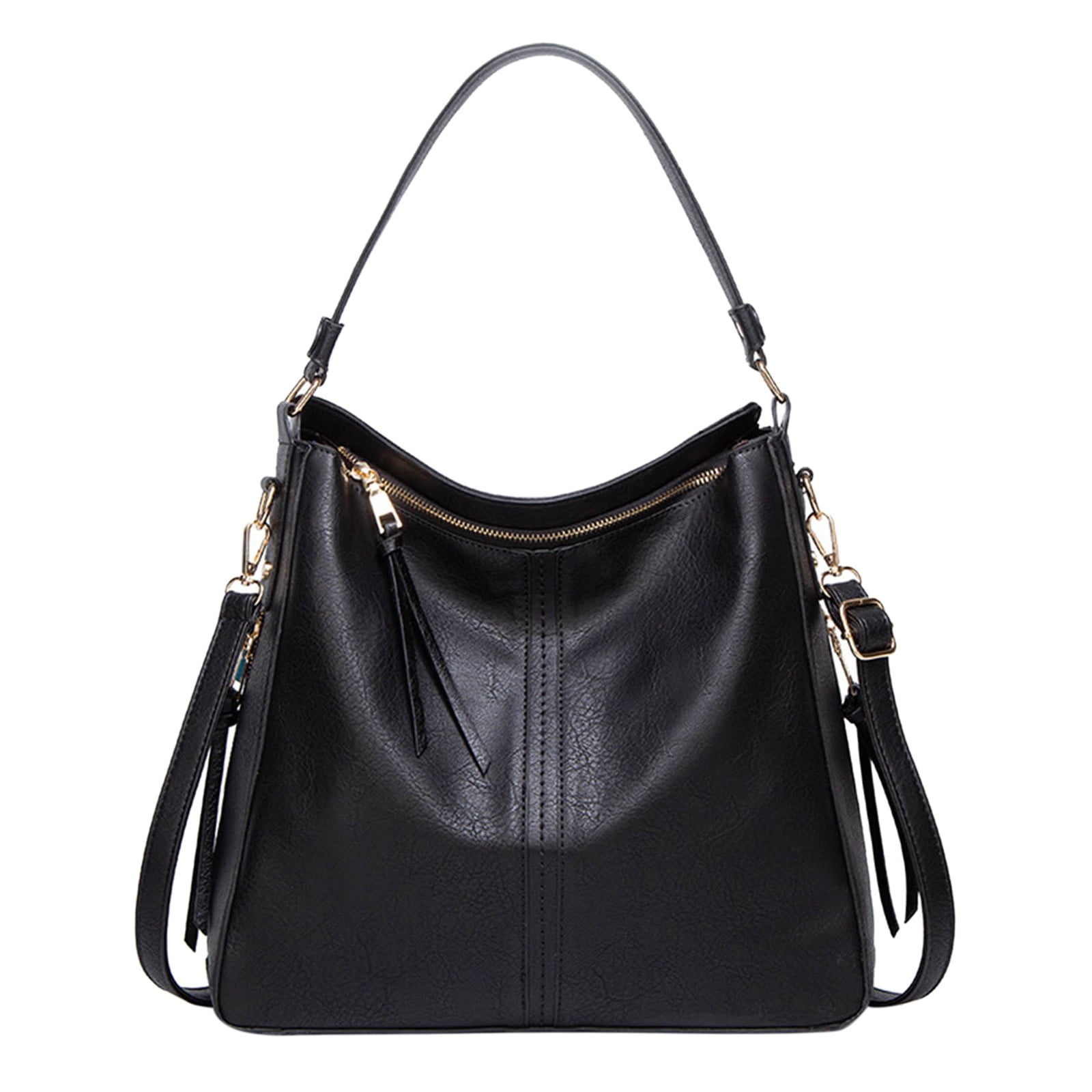 Faraee Hobo Crossbody Bags for Women Leather Large Size Purse and Handbags Shoulder Bag Bucket Purse