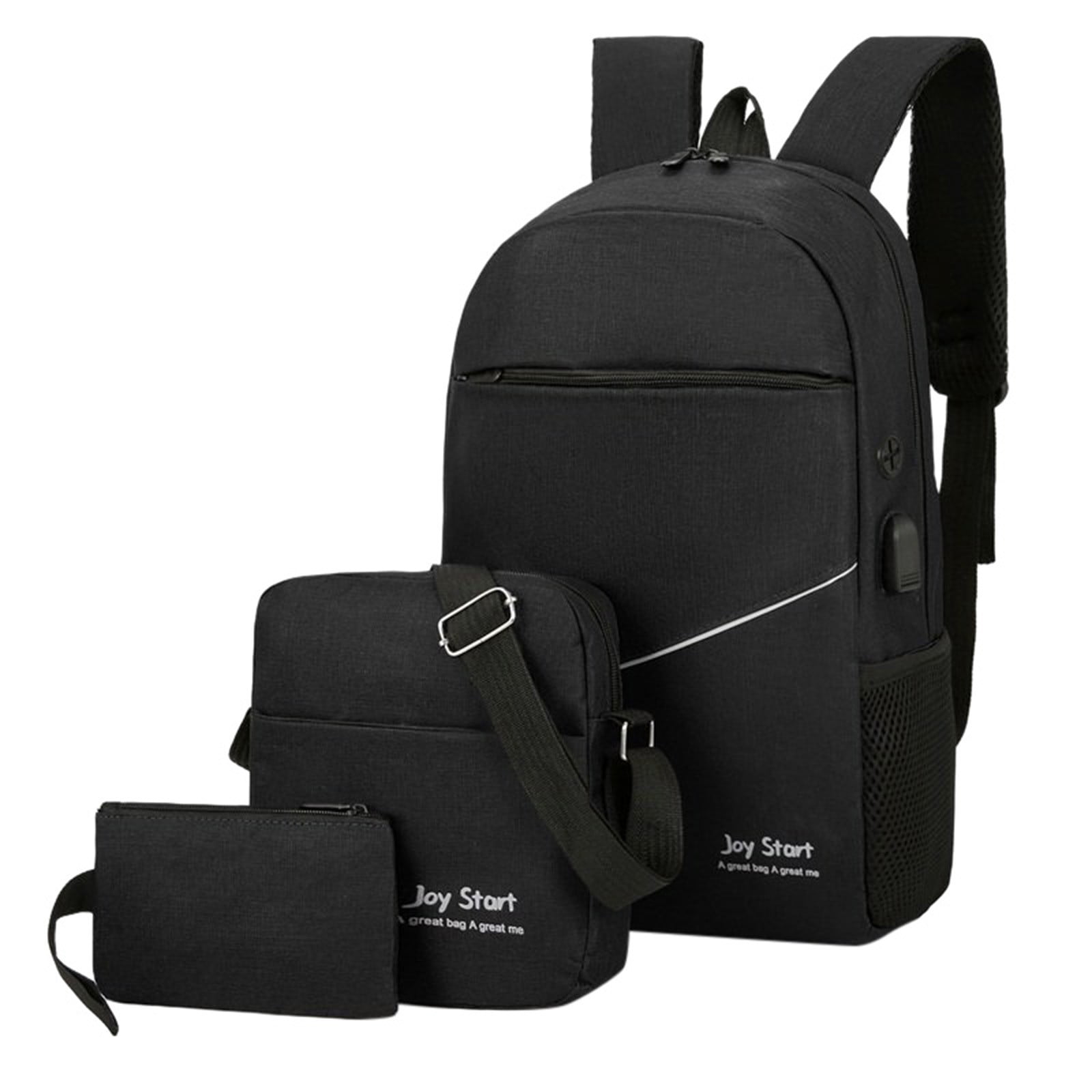 Joy start backpack set Faraee Laptop Backpack Set 3Pcs Shoulder Crossbody Rucksack  main image 3