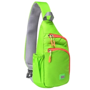 Faraee Portable Sling Backpack for Women Men Waterproof Crossbody Chest Bags Sport Fanny Daypack Green
