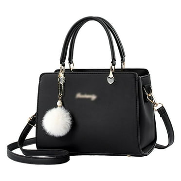 Faraee Purses and Handbags for Women Large Shoulder Tote Bags Crossbody Top Handle Satchel Black