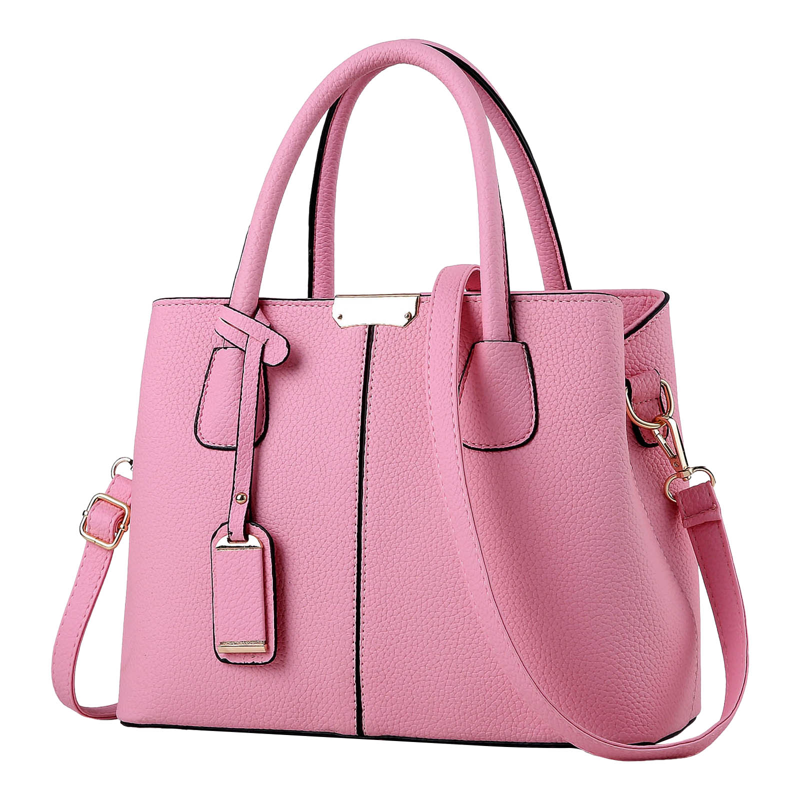 Faraee Purses and Handbags for Women Leather Tote Top Handle Satchel Crossbody Work Shoulder Bags Ladies Red