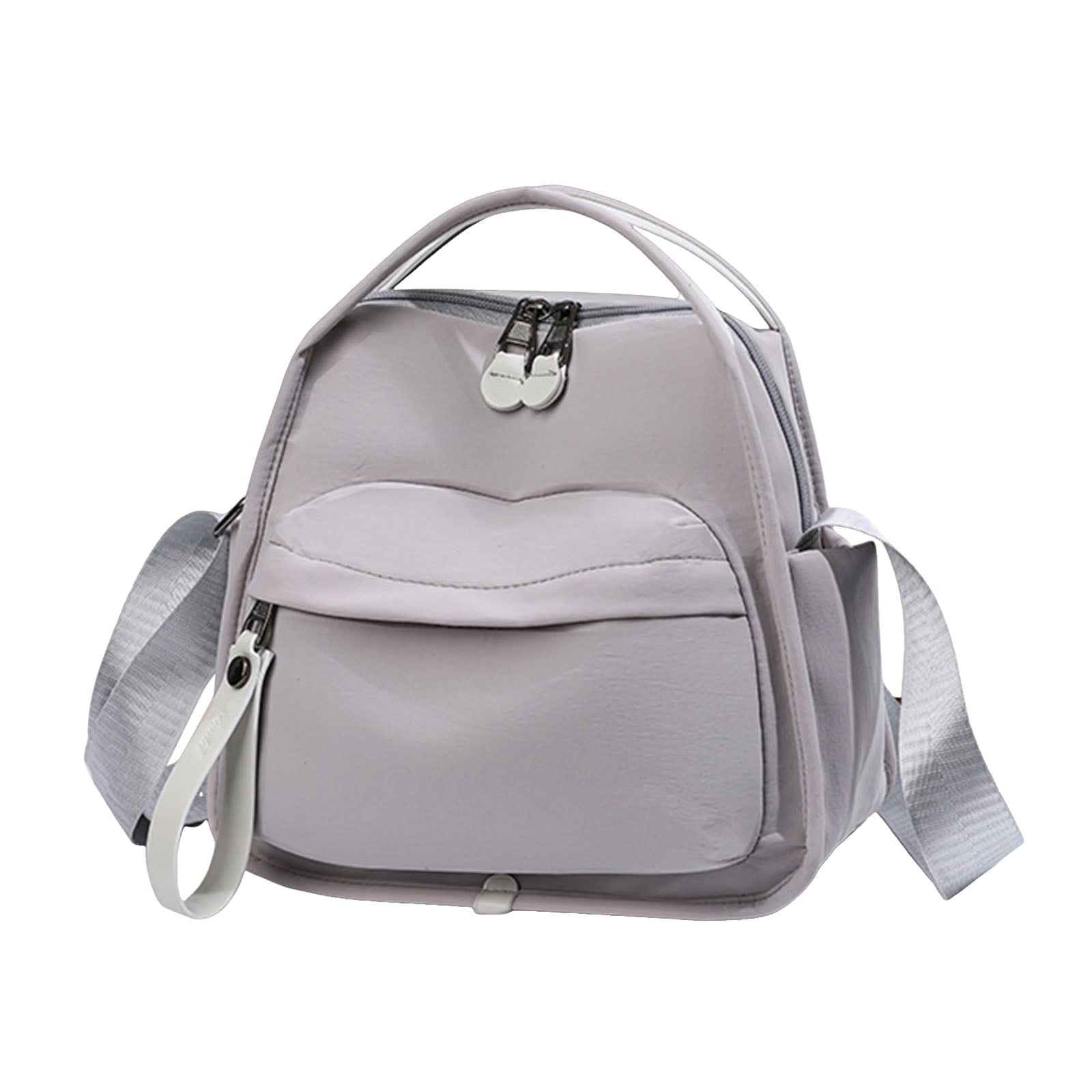 Faraee Shoulder Bag for Women Small Crossbody Top Handle Handbag Zipper Pockets Casual Tote Purse for Work Travel Grey
