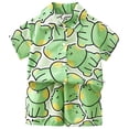 thumbnail image 1 of Faraee Toddler Boy Clothes 2Pcs Summer Beach Outfits Short Sleeve Button Down Shirt Shorts Baby Boys Casual Clothing Set 1-14 Years Green, 1 of 6