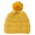 thumbnail image 1 of Faraee Toddler Pom Beanie Kids Winter Hat Cute Newborn Soft Warm Knit Beanies Cozy Snow Hats for Boys Girls 6-36 Months, 1 of 4