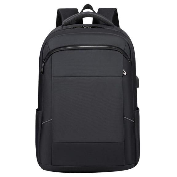 Faraee Travel Backpack for Women Men Carry on Laptop Bag Casual Daypack with USB Charging Port Black