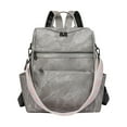 thumbnail image 1 of Faraee Women Backpack Purse Bag Leather Travel Shoulder Purse Ladies Top Handle Satchel 2 Piece, 1 of 5