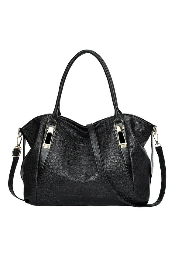 Women Fashion Handbags Shoulder Tote Bags Top Handle Satchel Crossbody Hobo Purses Black