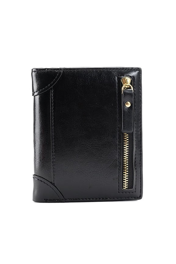Women's Wallets Rfid Blocking Small Compact Bifold Purse Ladies Mini Credit Card Holder Black